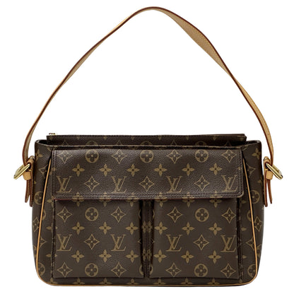 LOUIS VUITTON ルイ・ヴィトン ヴィバ シテ GM ショルダーバッグ モノグラム ブラウン M51163 モノグラムキャンバス レディース 【中古】