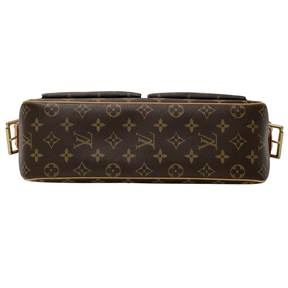 LOUIS VUITTON ルイ・ヴィトン ヴィバ シテ GM ショルダーバッグ モノグラム ブラウン M51163 モノグラムキャンバス レディース 【中古】