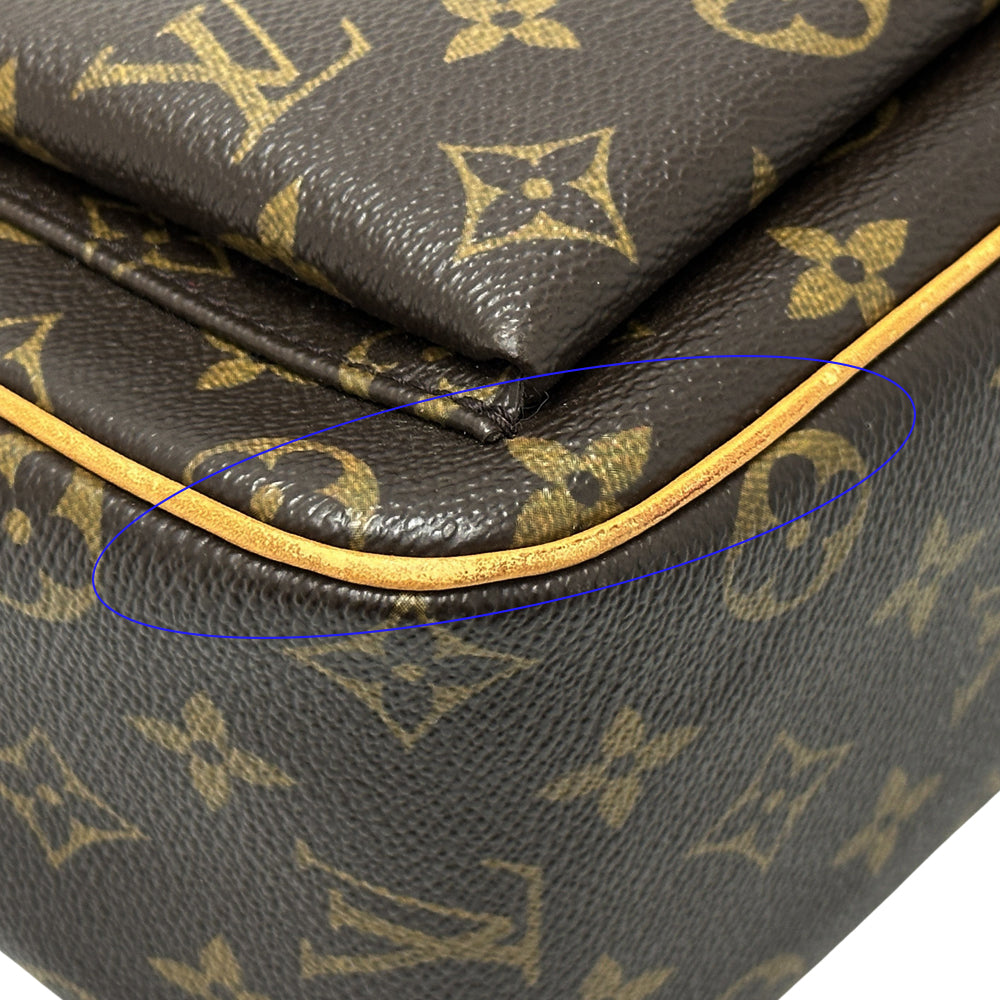 LOUIS VUITTON ルイ・ヴィトン ヴィバ シテ GM ショルダーバッグ モノグラム ブラウン M51163 モノグラムキャンバス レディース 【中古】