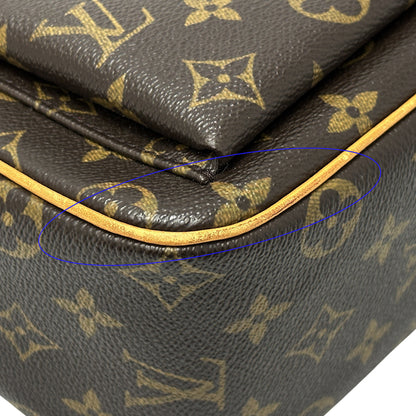 LOUIS VUITTON ルイ・ヴィトン ヴィバ シテ GM ショルダーバッグ モノグラム ブラウン M51163 モノグラムキャンバス レディース 【中古】