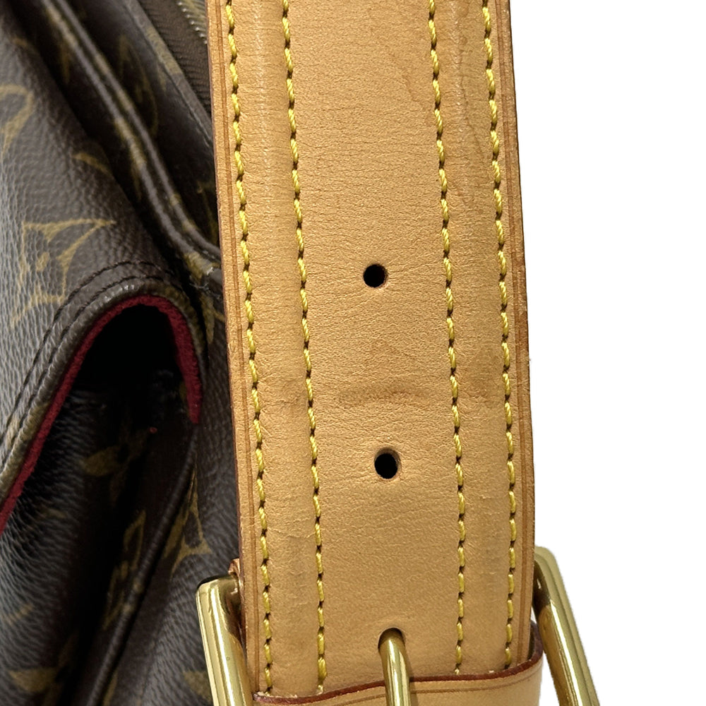 LOUIS VUITTON ルイ・ヴィトン ヴィバ シテ GM ショルダーバッグ モノグラム ブラウン M51163 モノグラムキャンバス レディース 【中古】
