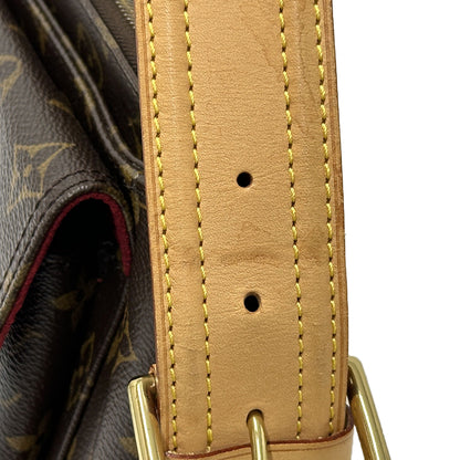 LOUIS VUITTON ルイ・ヴィトン ヴィバ シテ GM ショルダーバッグ モノグラム ブラウン M51163 モノグラムキャンバス レディース 【中古】