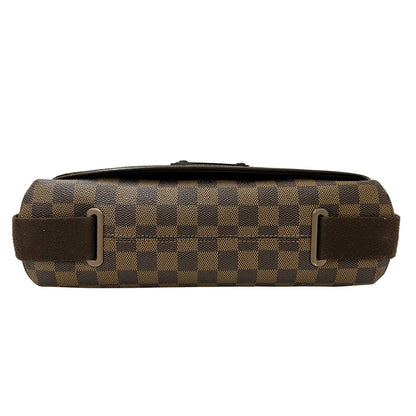 LOUIS VUITTON ルイ・ヴィトン ブルックリン MM ショルダーバッグ ダミエ ダミエエベヌ N51211 ダミエキャンバス メンズ 【中古】