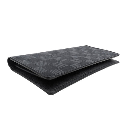 LOUIS VUITTON ルイ・ヴィトン ポルトフォイユ・ブラザ 長財布 ダミエ グラフィット ブラック N62665 ダミエグラフィットキャンバス メンズ 【中古】