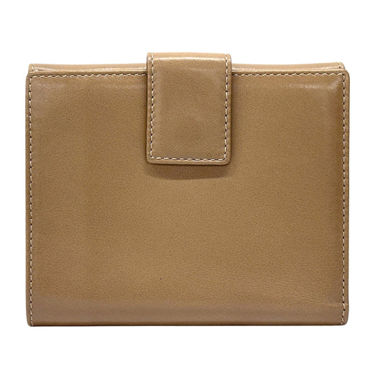 GUCCI グッチ 二つ折り財布 バンブー ブラウン 035・2149 レザー レディース 【中古】