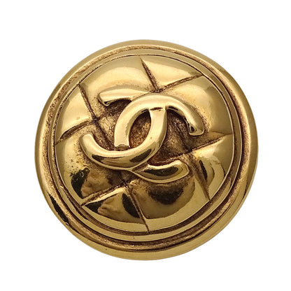 CHANEL シャネル ブローチ マトラッセ ゴールド レディース 【中古】