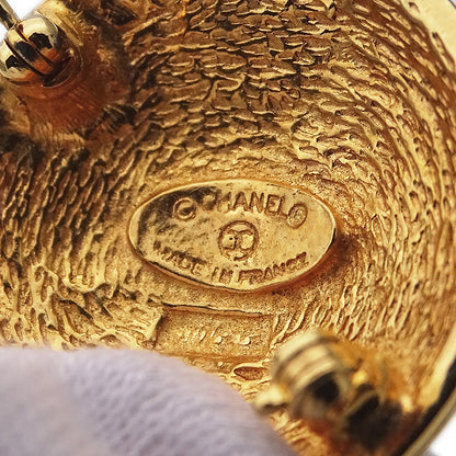 CHANEL シャネル ブローチ マトラッセ ゴールド レディース 【中古】