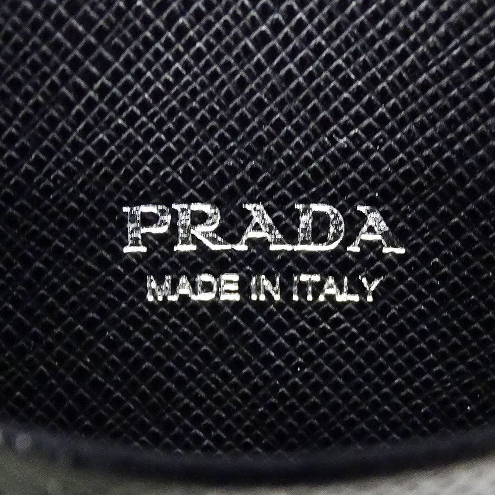 PRADA プラダ カードケース ブラック 1MC208 メンズ 【中古】