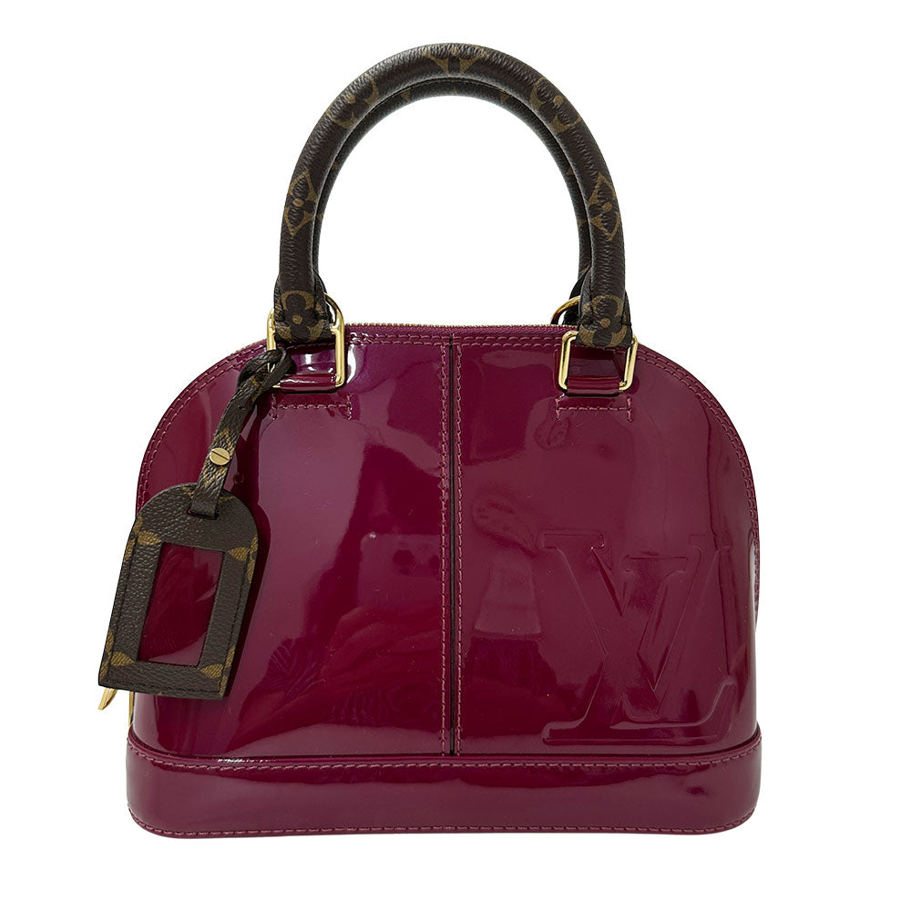 LOUIS VUITTON ルイ・ヴィトン アルマBB ミロワール 2wayバッグ ヴェルニ マゼンタ M54785 ヴェルニ レディース 【中古】