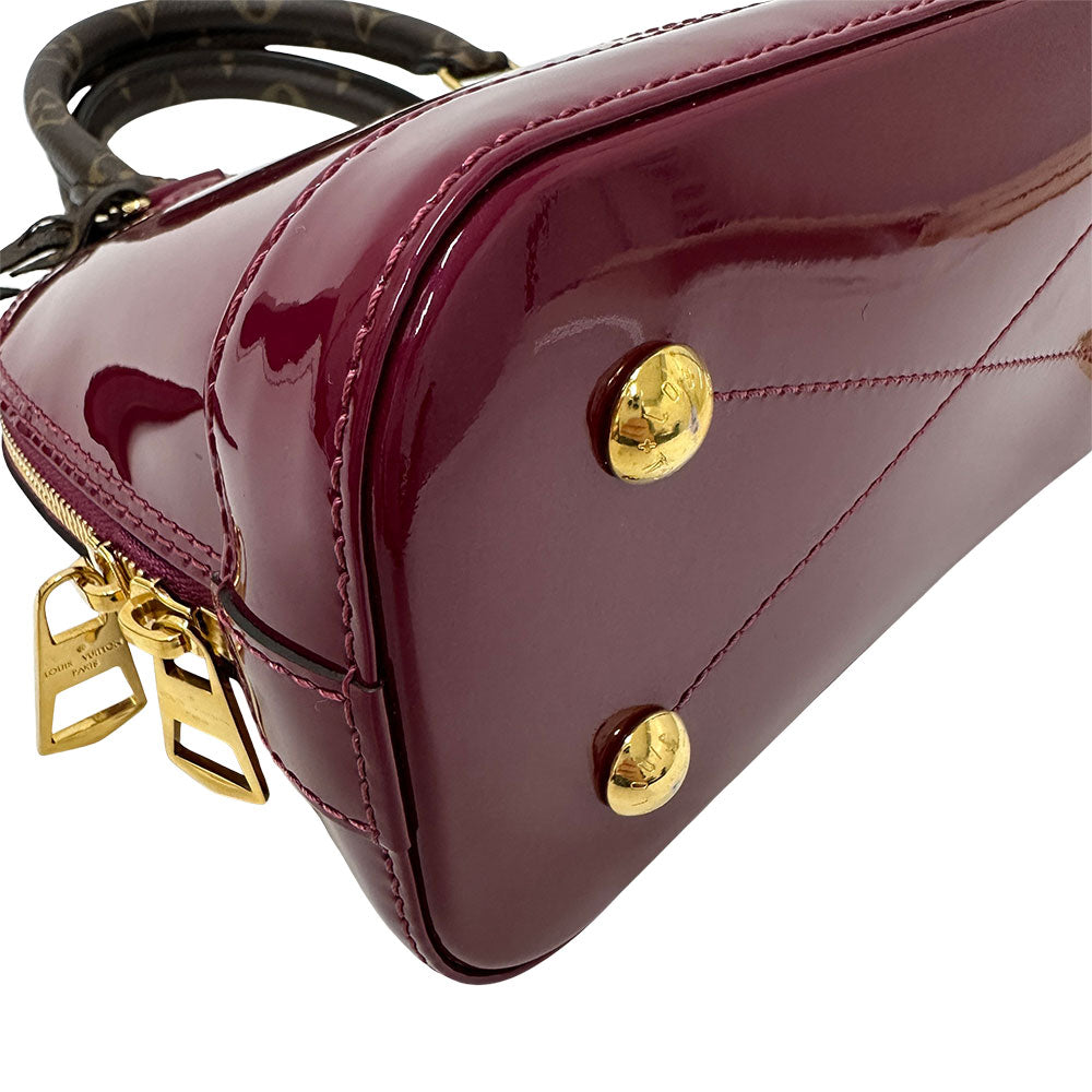 LOUIS VUITTON ルイ・ヴィトン アルマBB ミロワール 2wayバッグ ヴェルニ マゼンタ M54785 ヴェルニ レディース 【中古】