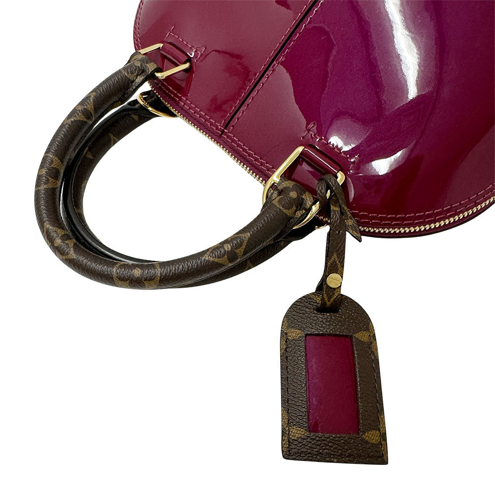 LOUIS VUITTON ルイ・ヴィトン アルマBB ミロワール 2wayバッグ ヴェルニ マゼンタ M54785 ヴェルニ レディース 【中古】
