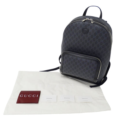 GUCCI グッチ リュック GGスプリーム ブラック 704017 GGスプリームキャンバス メンズ 【中古】
