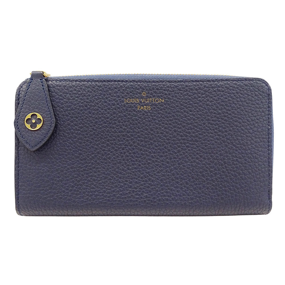LOUIS VUITTON ルイ・ヴィトン ポルトフォイユ・コメット 長財布 トリヨン ブルーマリーヌ M68582 レディース 【中古】