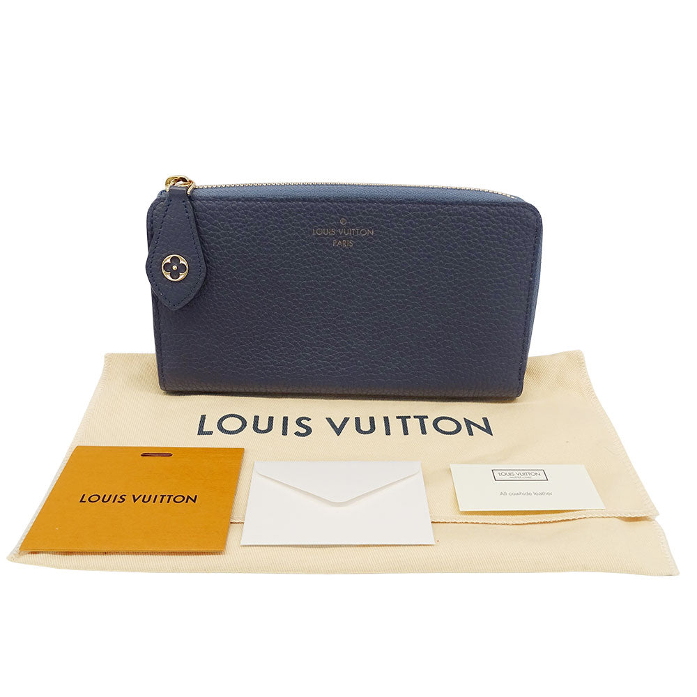 LOUIS VUITTON ルイ・ヴィトン ポルトフォイユ・コメット 長財布 トリヨン ブルーマリーヌ M68582 レディース 【中古】