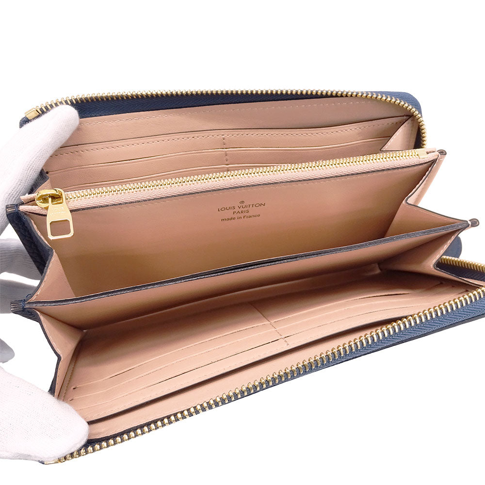 LOUIS VUITTON ルイ・ヴィトン ポルトフォイユ・コメット 長財布 トリヨン ブルーマリーヌ M68582 レディース 【中古】