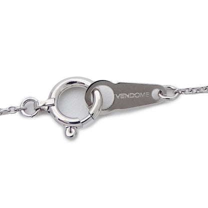 VENDOME ヴァンドーム クロス ネックレス PT900 PT850 ダイヤモンド シルバー レディース 磨き済み 【中古】