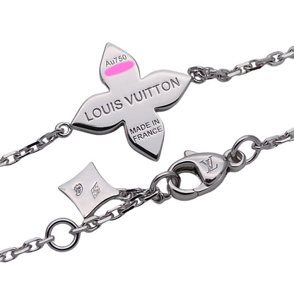 LOUIS VUITTON ルイ・ヴィトン スターブロッサム ブレスレット 750WG ホワイトゴールド ダイヤモンド レディース Q95912 磨き済み 【中古】