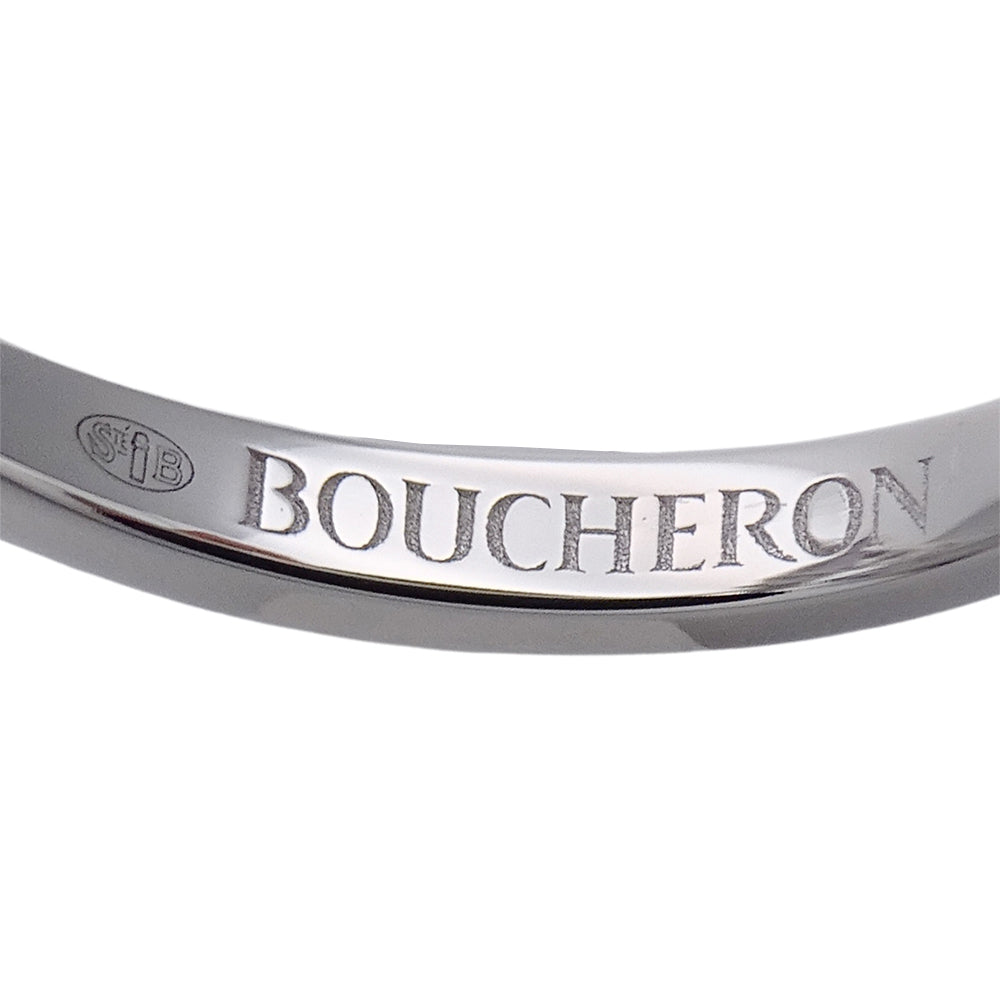 BOUCHERON ブシュロン パンセ ドゥ ディアマン リング 指輪 750WG ホワイトゴールド ダイヤモンド #53 約13号 レディース 磨き済み 【中古】