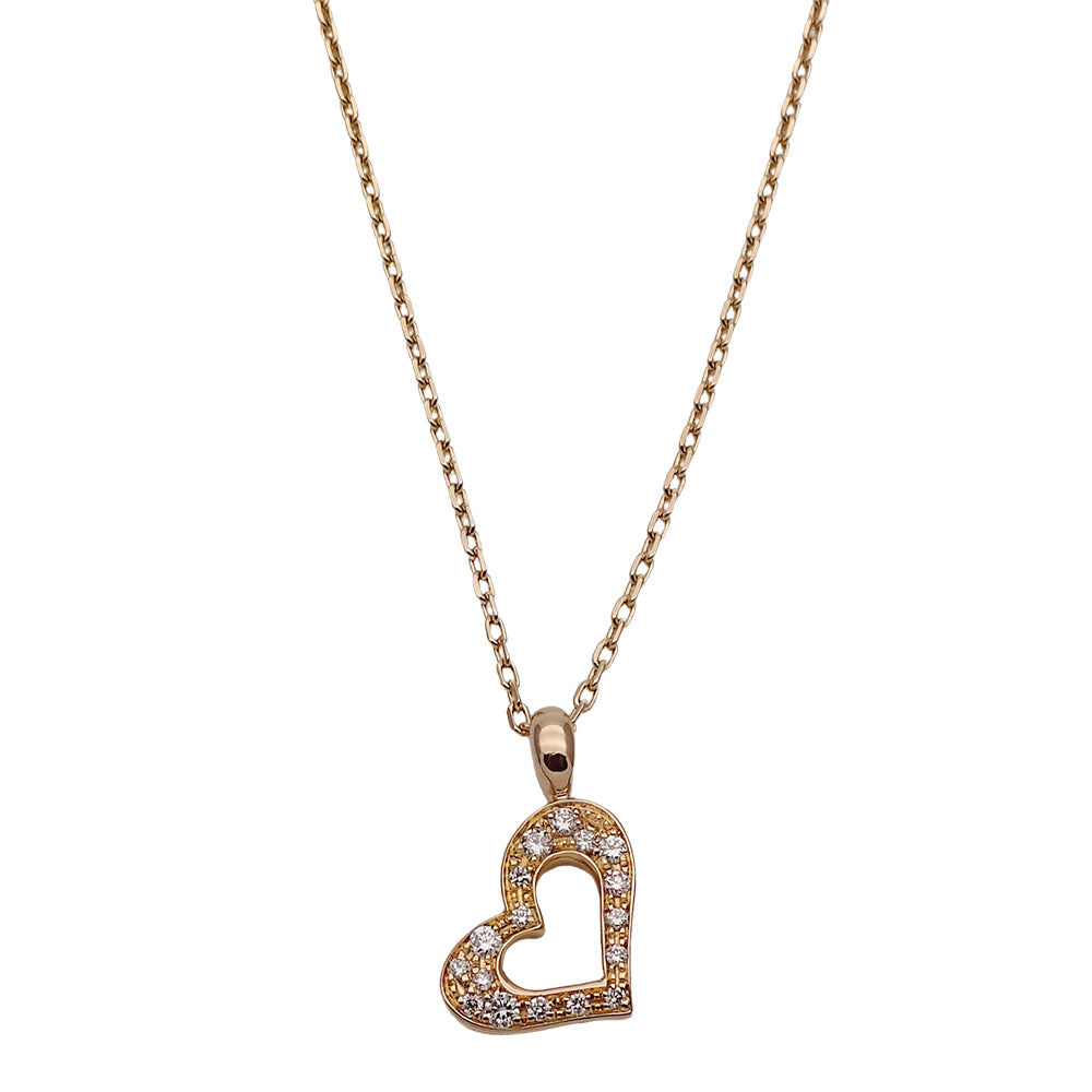 PIAGET ピアジェ ライムライト ネックレス 750PG ピンクゴールド ダイヤモンド レディース 磨き済み 【中古】