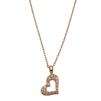 PIAGET ピアジェ ライムライト ネックレス 750PG ピンクゴールド ダイヤモンド レディース 磨き済み 【中古】