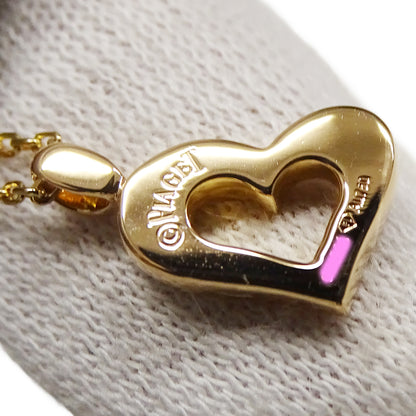 PIAGET ピアジェ ライムライト ネックレス 750PG ピンクゴールド ダイヤモンド レディース 磨き済み 【中古】