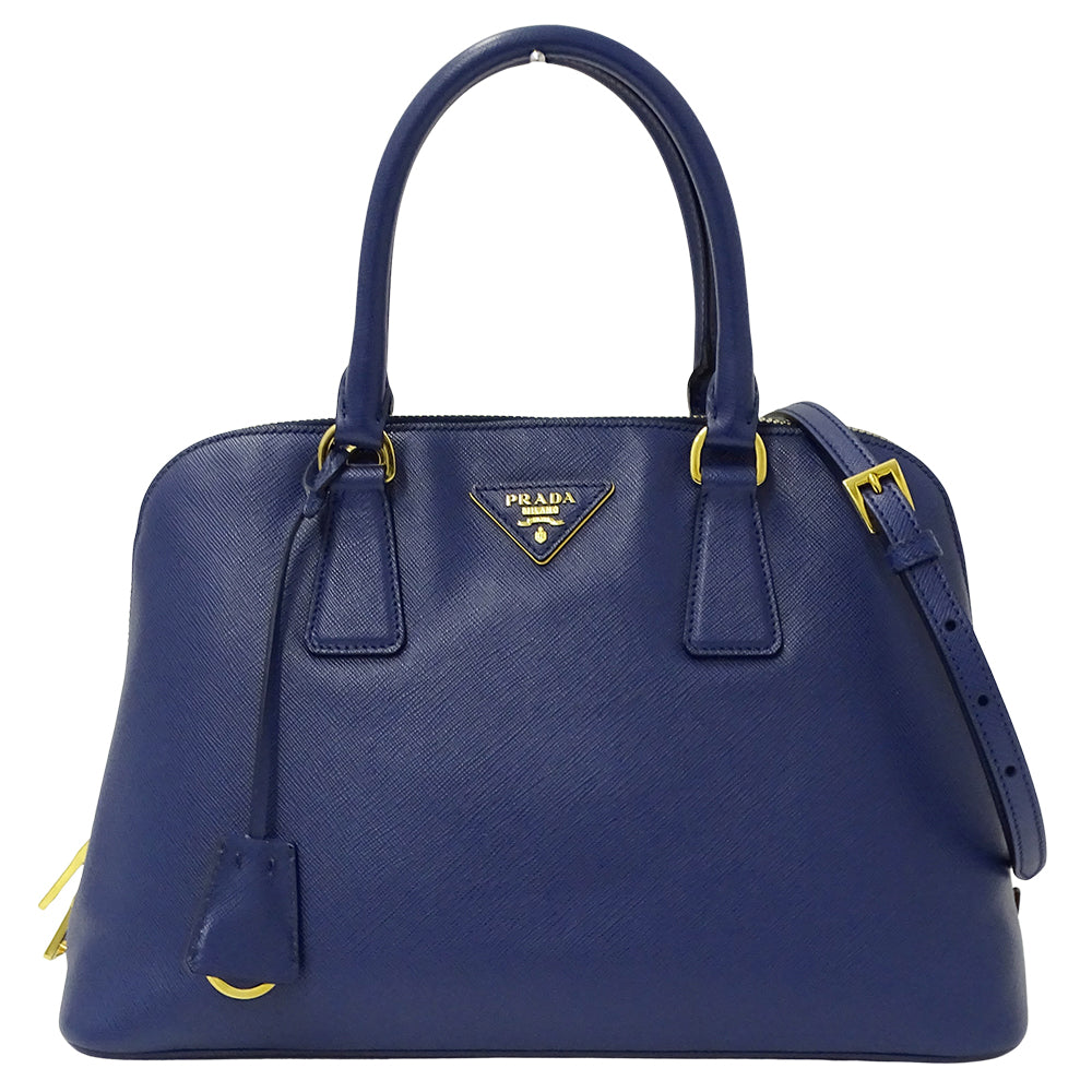 PRADA プラダ 2wayバッグ ブルー BL0837 レディース 【中古】