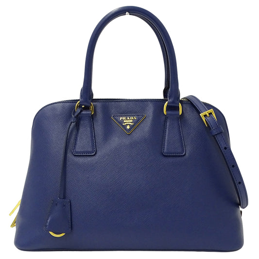 PRADA プラダ 2wayバッグ ブルー BL0837 レディース 【中古】