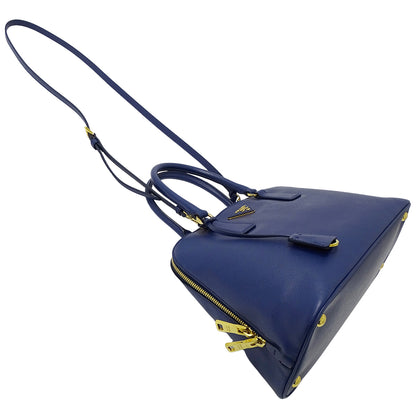 PRADA プラダ 2wayバッグ ブルー BL0837 レディース 【中古】