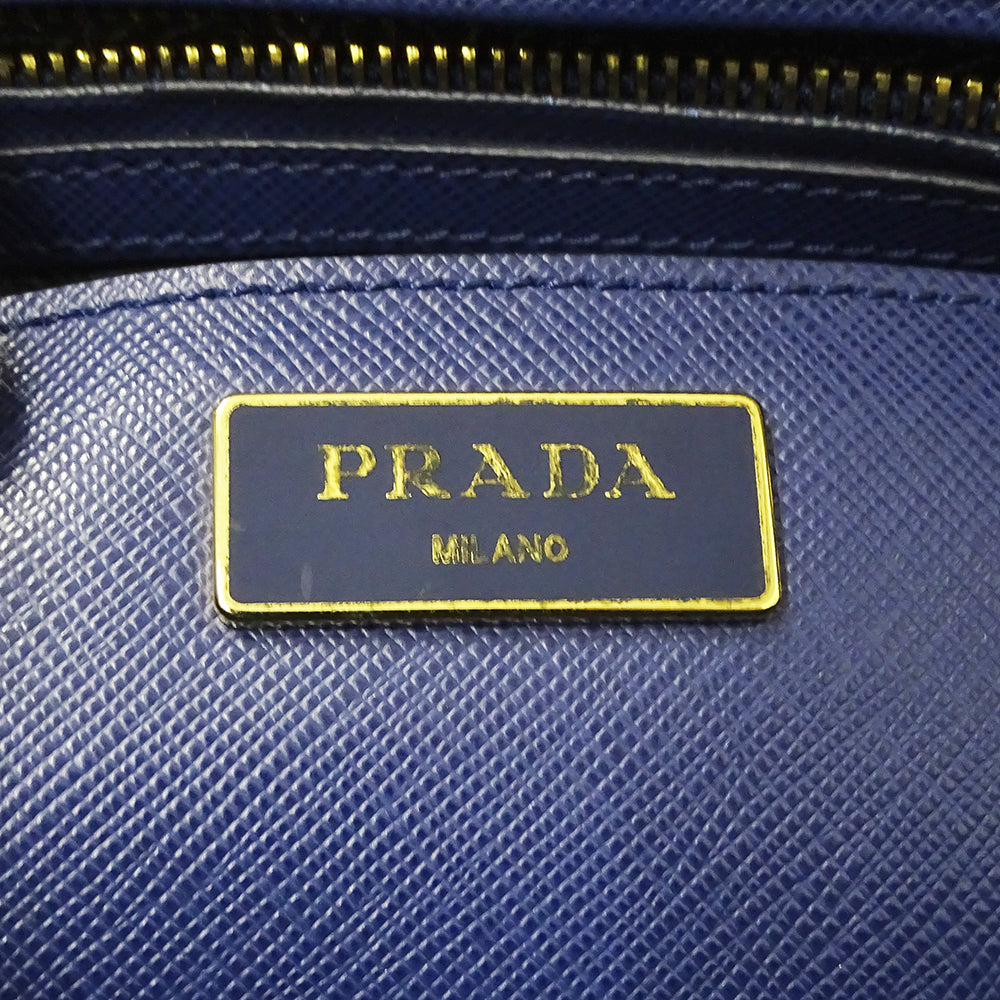 PRADA プラダ 2wayバッグ ブルー BL0837 レディース 【中古】
