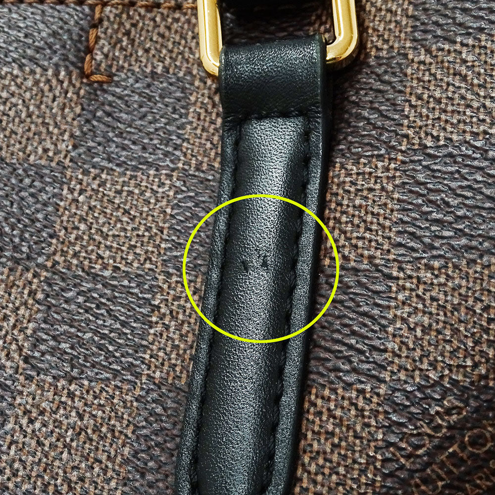 LOUIS VUITTON ルイ・ヴィトン ベルモントNV BB 2wayバッグ ダミエ エベヌ ブラウン N60348 ダミエキャンバス レディース 【中古】