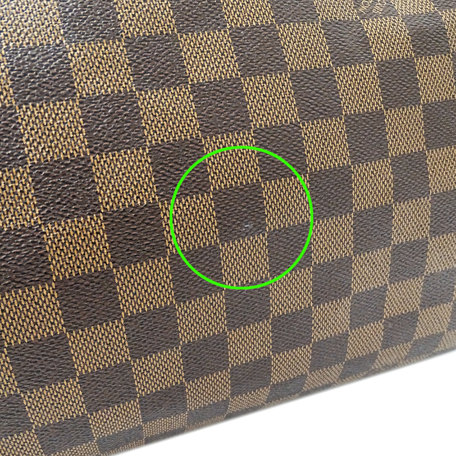 LOUIS VUITTON ルイ・ヴィトン スピーディ 35 ハンドバッグ ダミエ ダミエエベヌ N41523 ダミエキャンバス レディース 【中古】