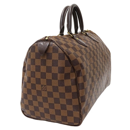 LOUIS VUITTON ルイ・ヴィトン スピーディ 35 ハンドバッグ ダミエ ダミエエベヌ N41523 ダミエキャンバス レディース 【中古】