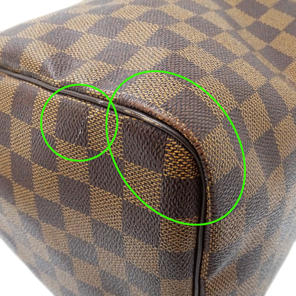 LOUIS VUITTON ルイ・ヴィトン スピーディ 35 ハンドバッグ ダミエ ダミエエベヌ N41523 ダミエキャンバス レディース 【中古】