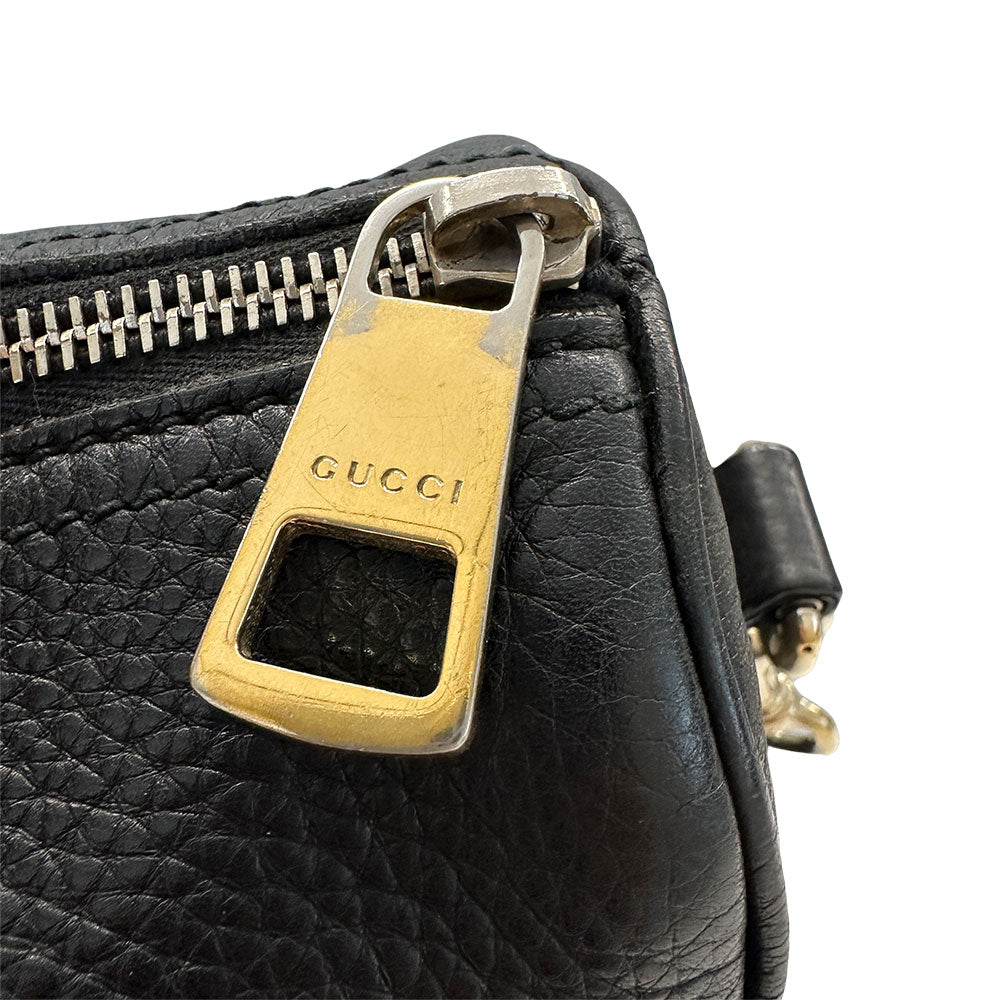 GUCCI グッチ 2wayバッグ バンブー ブラック 353124 レザー レディース メンズ 【中古】