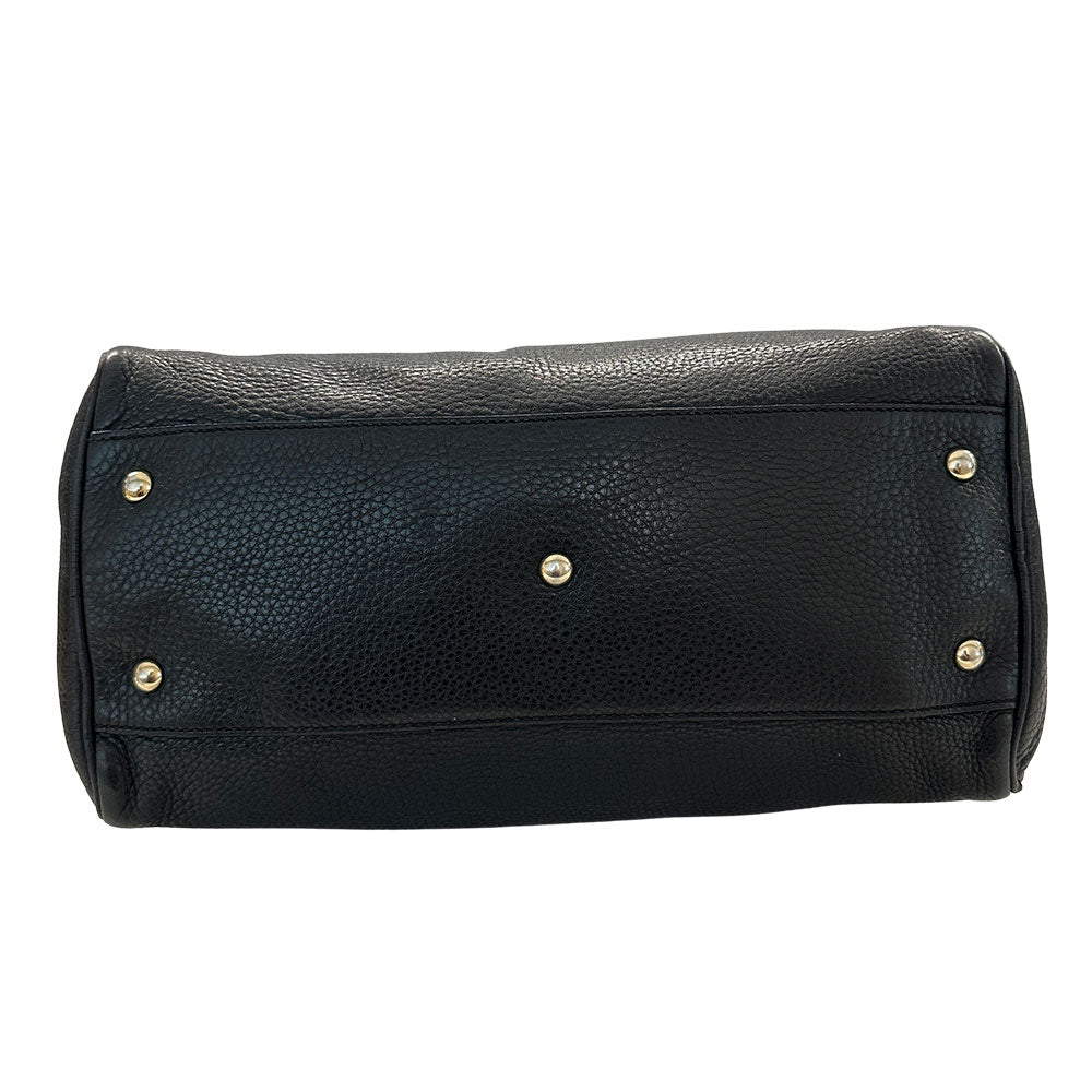 GUCCI グッチ 2wayバッグ バンブー ブラック 353124 レザー レディース メンズ 【中古】