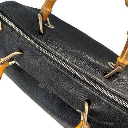 GUCCI グッチ 2wayバッグ バンブー ブラック 353124 レザー レディース メンズ 【中古】