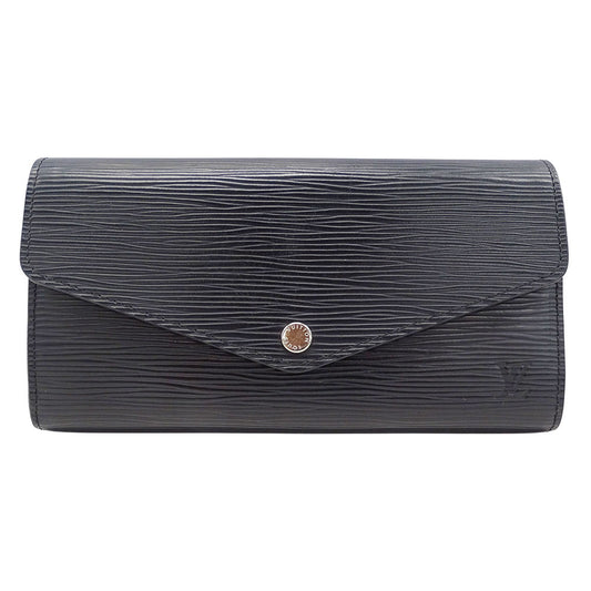 LOUIS VUITTON ルイ・ヴィトン ポルトフォイユ・サラ 長財布 エピ ノワール M60582 エピレザー レディース 【中古】