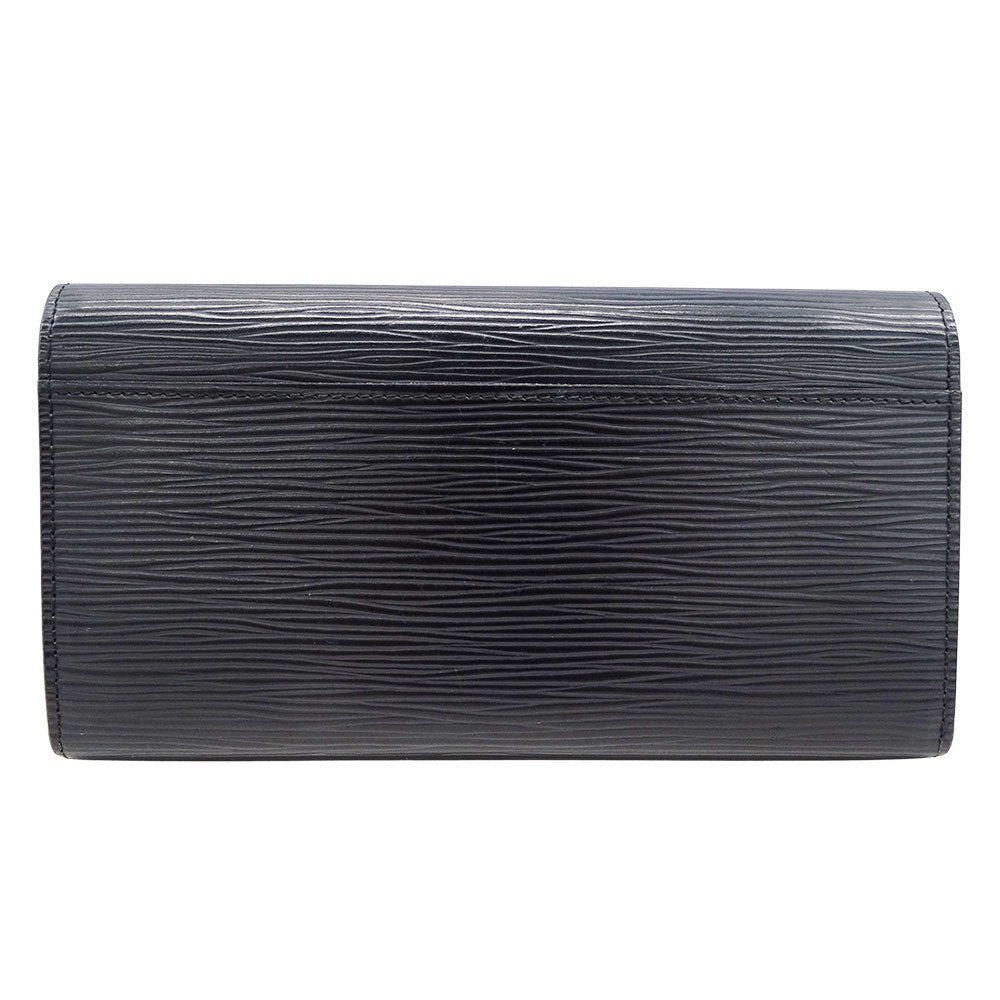 LOUIS VUITTON ルイ・ヴィトン ポルトフォイユ・サラ 長財布 エピ ノワール M60582 エピレザー レディース 【中古】