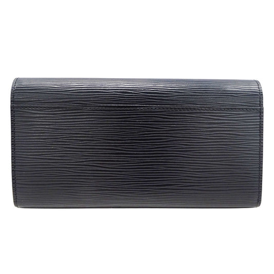LOUIS VUITTON ルイ・ヴィトン ポルトフォイユ・サラ 長財布 エピ ノワール M60582 エピレザー レディース 【中古】