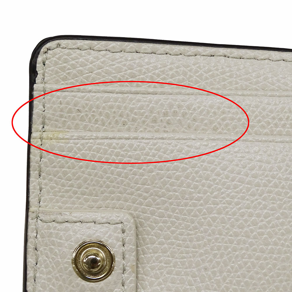 Furla フルラ 二つ折り財布 ミントブルー レザー レディース 【中古】
