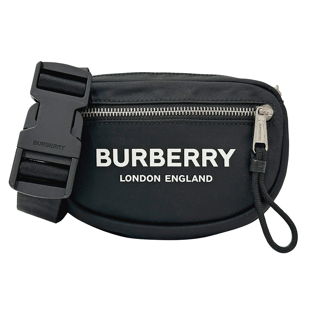 BURBERRY バーバリー ボディ・ウエストバッグ ブラック ナイロン レディース メンズ 【中古】
