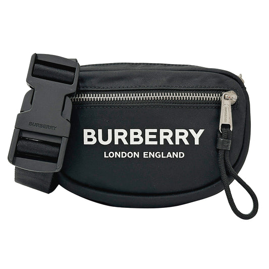BURBERRY バーバリー ボディ・ウエストバッグ ブラック ナイロン レディース メンズ 【中古】