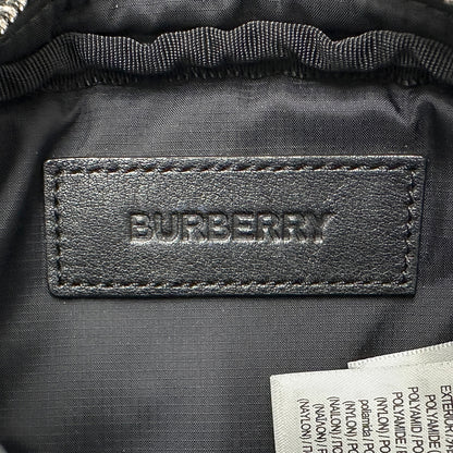 BURBERRY バーバリー ボディ・ウエストバッグ ブラック ナイロン レディース メンズ 【中古】