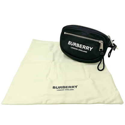 BURBERRY バーバリー ボディ・ウエストバッグ ブラック ナイロン レディース メンズ 【中古】