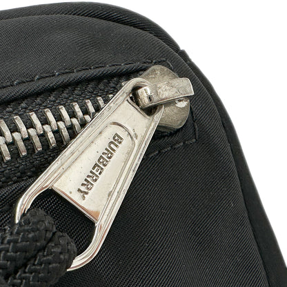 BURBERRY バーバリー ボディ・ウエストバッグ ブラック ナイロン レディース メンズ 【中古】