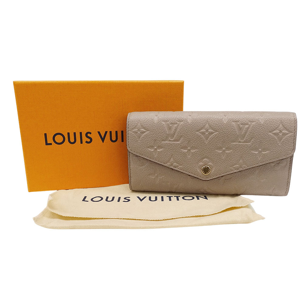 LOUIS VUITTON ルイ・ヴィトン ポルトフォイユ・サラ 長財布 アンプラント トゥルトレール M82256 モノグラムアンプラント レディース 【中古】