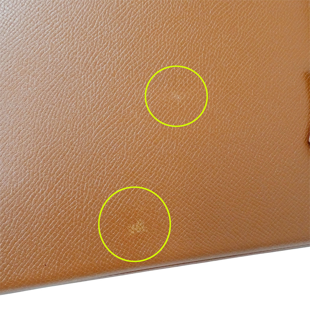HERMES エルメス ボリード31 2wayバッグ ゴールド ブラウン ゴールド金具 クシュベル レディース □A(1997年製造)【中古】