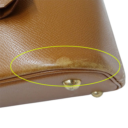 HERMES エルメス ボリード31 2wayバッグ ゴールド ブラウン ゴールド金具 クシュベル レディース □A(1997年製造)【中古】