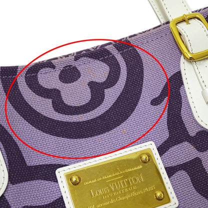 LOUIS VUITTON ルイ・ヴィトン タイシエンヌ GM トートバッグ ライラック リラ M95681 キャンバス レディース 【中古】