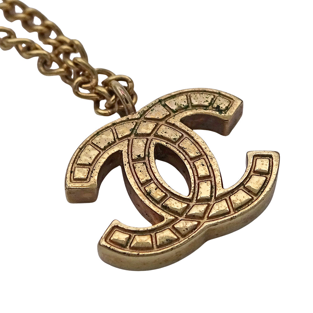 CHANEL シャネル ネックレス ココマーク ゴールド レディース 【中古】